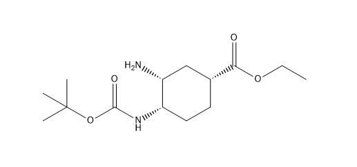 (1R,3R,4S)-3-氨基-4-{[(叔丁氧基)羰基]氨基}環己烷-1-羧酸乙酯